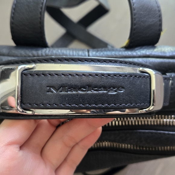 mackage leather backpack - Picture 4 of 8